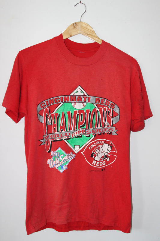 Vintage 1990 Cincinnati Reds World Series Champs T-shirt