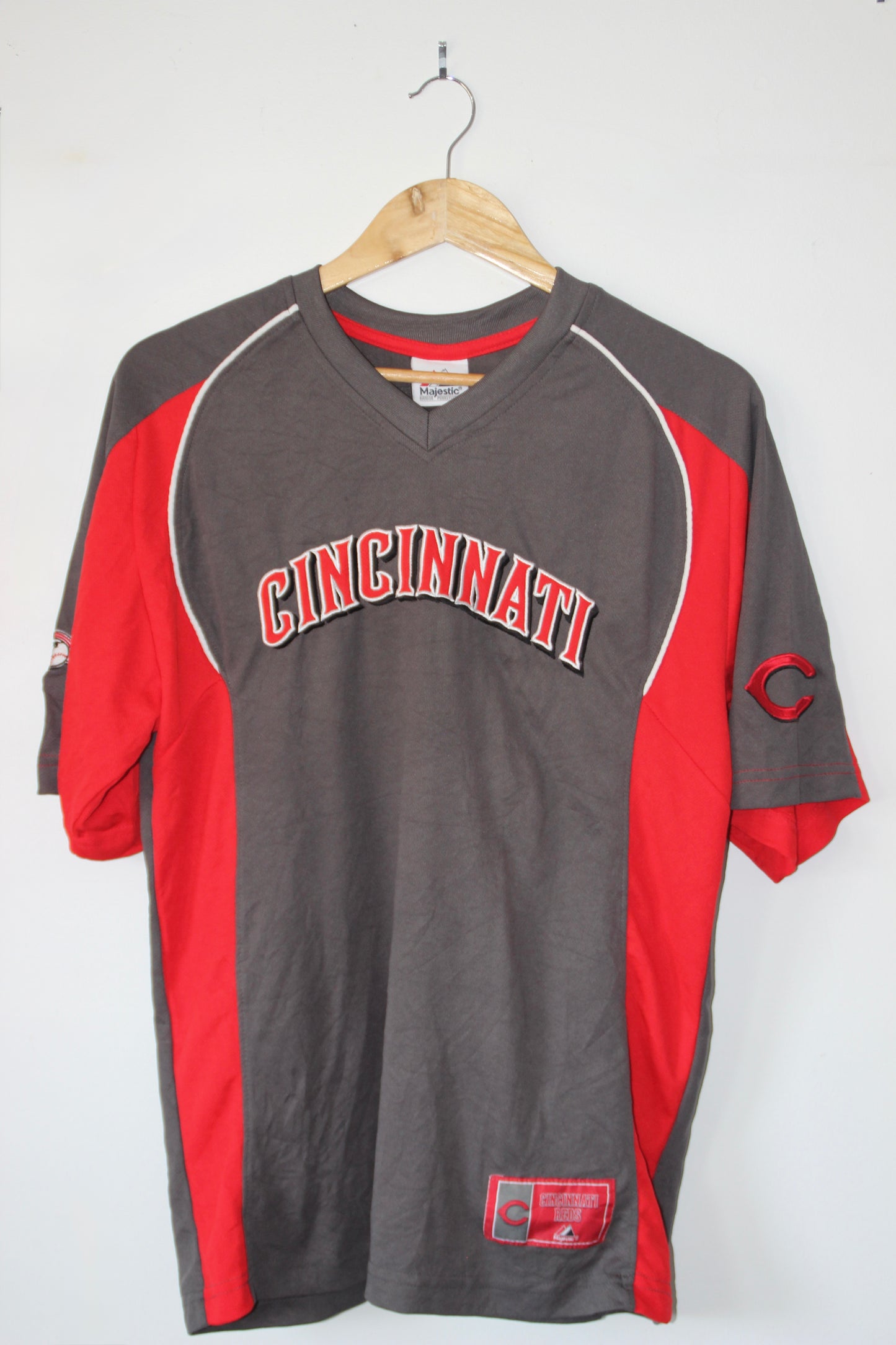 Vintage Cincinnati Reds Jersey Gray