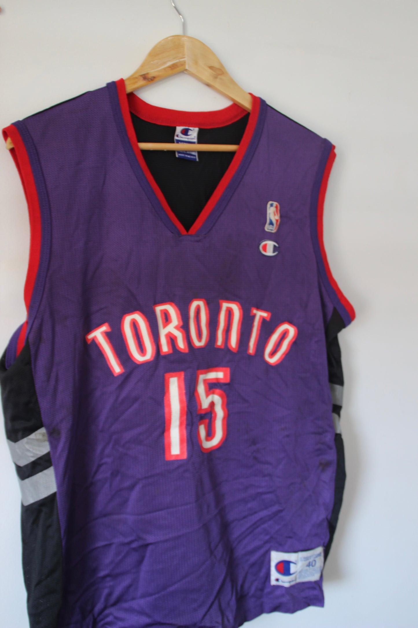 Vintage Champion Vince Carter Toronto Raptors Jersey