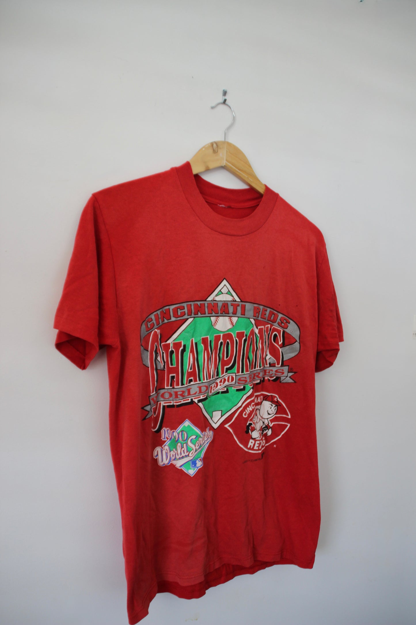 Vintage 1990 Cincinnati Reds World Series Champs T-shirt