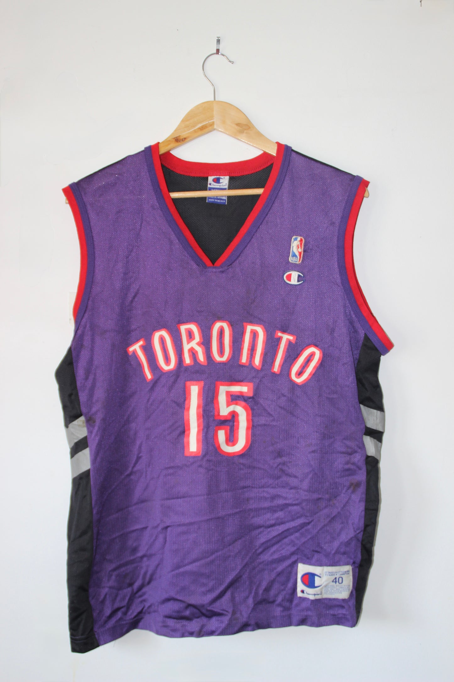 Vintage Champion Vince Carter Toronto Raptors Jersey