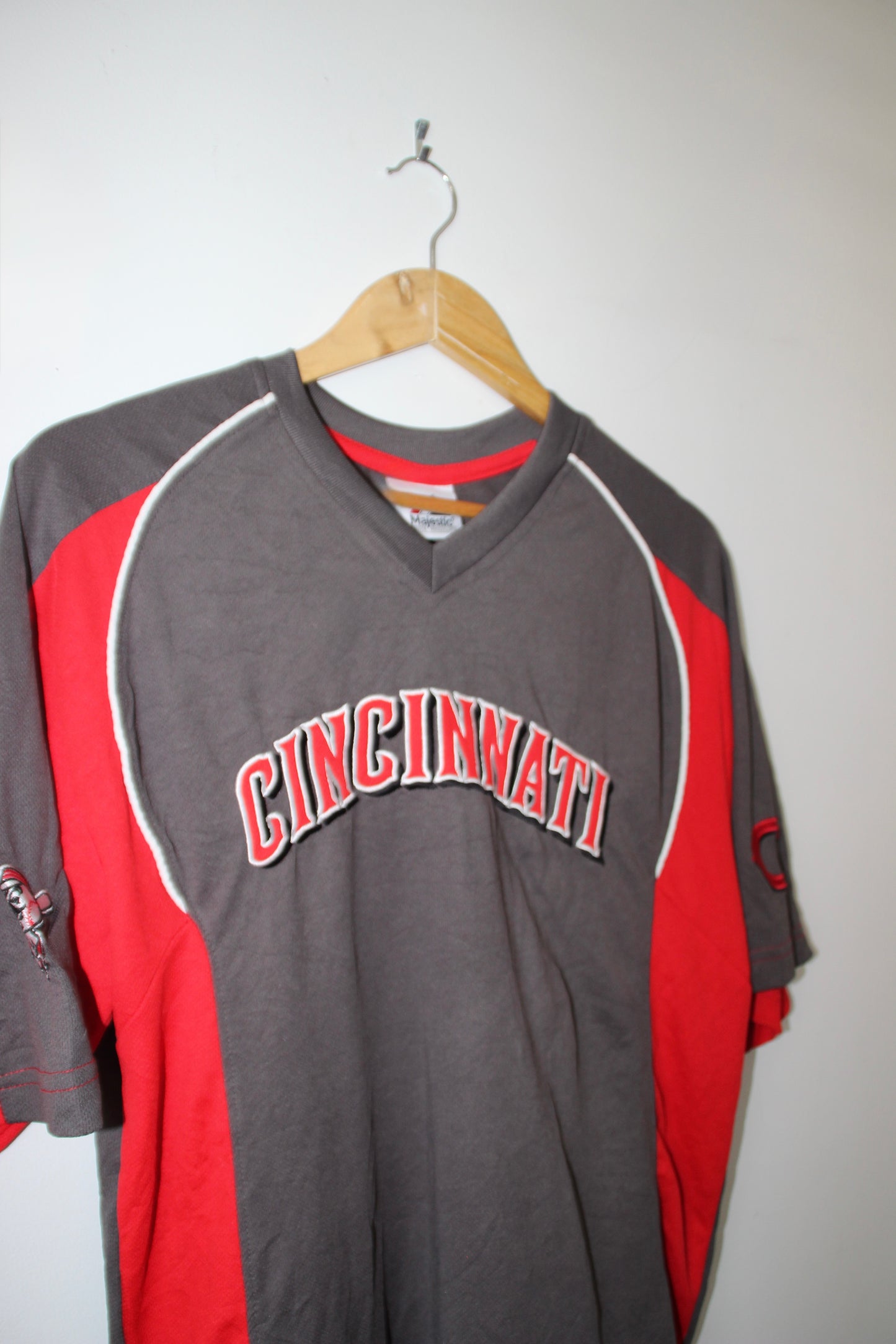 Vintage Cincinnati Reds Jersey Gray